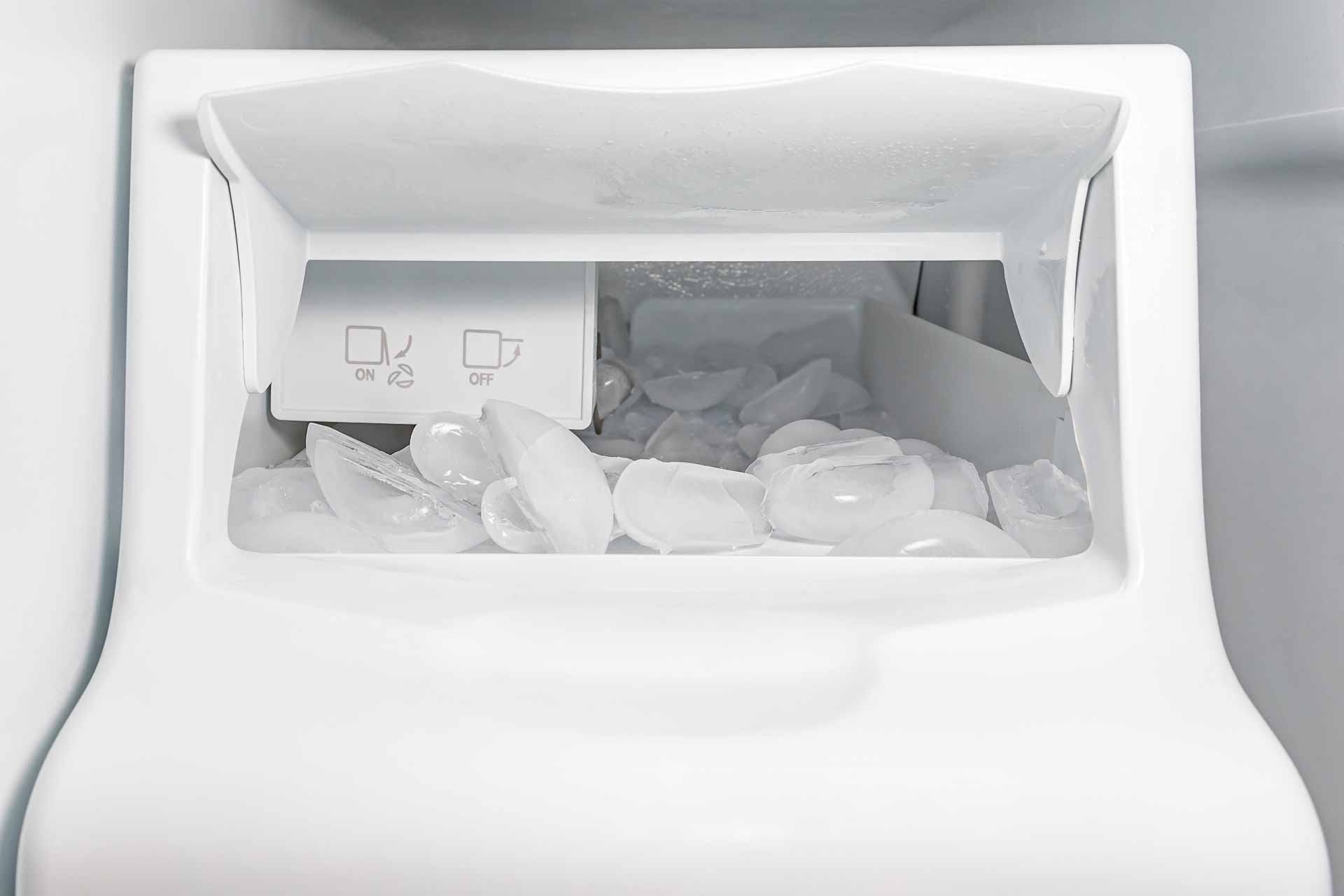 Ice maker in freezer